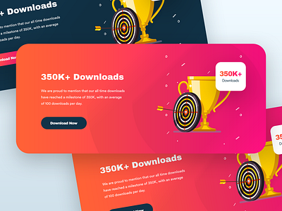 305K+ Downloads Banner banner cta button ui user interface design ux