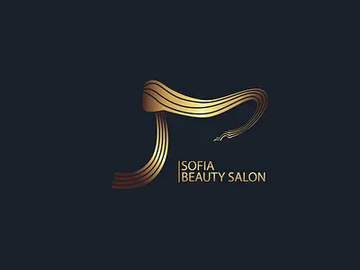 SOFIA beauty salon logo design logo mark