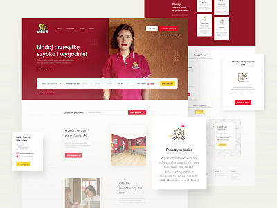 Pakersi website card clean color design minimal simple ui ux web website