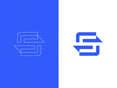 S - Lettermark arrow arrows brand design connect connecting connection digital geometrical icon identity identity branding lettermark logo logo design logotype mark s sense ways