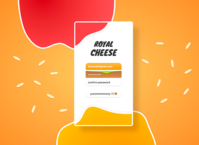 Lunch time exercice ! 🍔 app app concept burger color colorful concept design figma gradient illustration kid login minimal mobile ui ux white