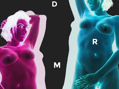 NGTV design film negative nude nudeart photo