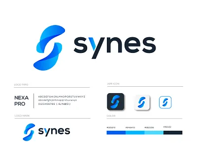 Synes branding design (SALES) abstract app brand identity branding bussines company logo company symbol lettering logo logo agency morden s s logo simple symbol tech technology typogaphy unique design vector