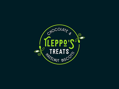 Tleppo S Treat biscut logo business logo design chocolate colorful logo creative logo flower logo logo design typography