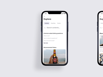 Assistant app clean design ui ux