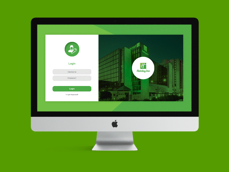 Holiday Inn - Mobile Access Control adobe xd app branding design ui ux web