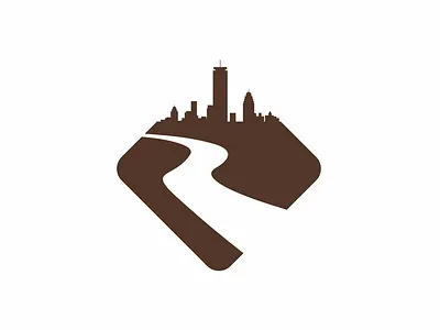 road to the city app design icon logo logo design logodesign vector
