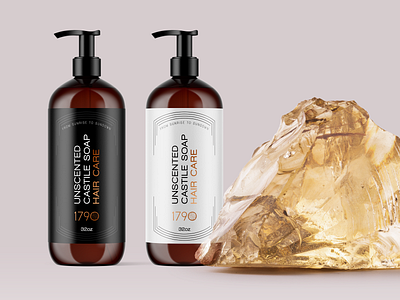 Castile Soap Label Design castile design hair care hygiene label label design labeldesign packaging packagingdesign soap