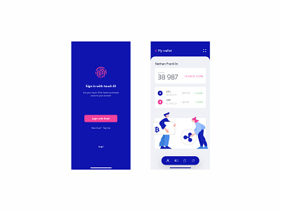 tachyon app app design bitcoin brand branding crypto crypto wallet ios mobile mobile app design poland ui ui designer uidesign uiux ux webdesign website zielonagora