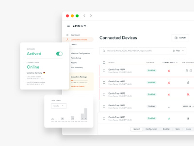 Device Inventory (SaaS Web App) admin artificial intelligence dashboard data fintech interface product design prototype saas design software software design ui ux ux web app