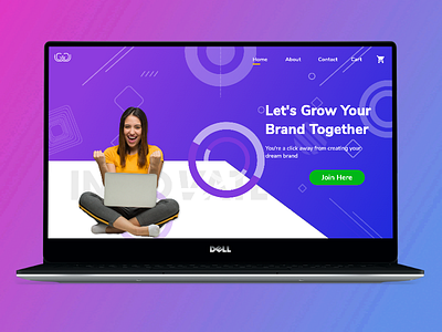 Create your brand homepage design design ui ui design uidesign ux web web design webdesign website