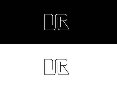 DSLR-Logotype black clean dslr figma kovalev logo logotype modern nicholas simple vector white