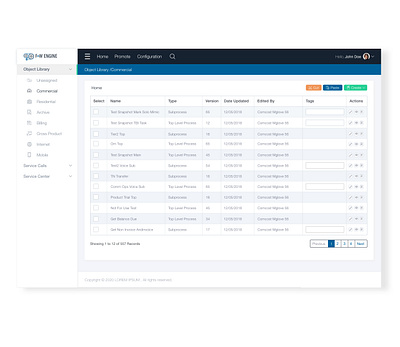 Service Dashboard dashboard app