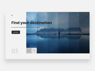 Inspiration - Concept alone booking clean clean ui concept destination human inspiration design inspirational journey life light living minimal minimalism minimalist travel trip webdesign