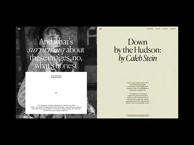 M. Editorial Website Article Inner Animation animation concept interaction promo typography ui ux video web website