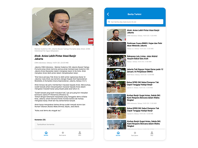 Mobile App Redesign - Qlue (02/10) ios mobile app design news feed ui design ui ux design ux design