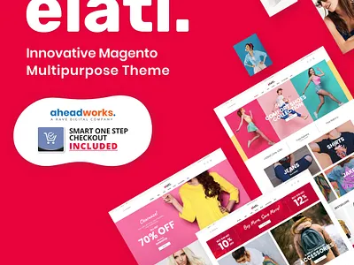 Elati - Aheadworks One Step Checkout Magento Theme online shop online store template website website template