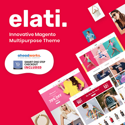 Elati - Aheadworks One Step Checkout Magento Theme online shop online store template website website template