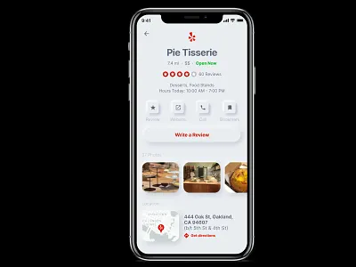 Making Yelp 2020-Ready (Conceptual Art) design food ios ios app iphone layout mobile app mobile app design mobile ui neomorphic neomorphism sketch skeumorphic ui ux uiux yelp