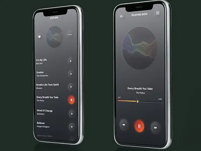 Player UI/UX android app design ui ux