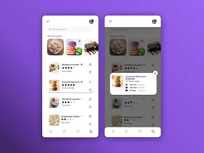 Recipe Info Card dailyui dailyuichallenge figma infocard information recipe recipe app uidesign uxdesign