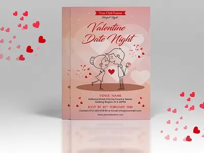 Valentines Day Party Flyer 14 february flyer saint valentines valentine date night valentine day valentine day party flyer valentine template valentines day