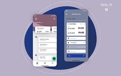 Every day task or event schedular app booking app calender design ecommerce event event app everyday schedule app tast app ui ui ux ux web