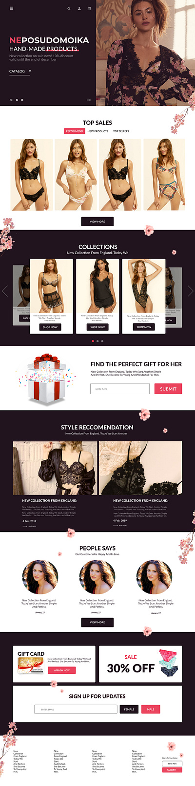 web design underwear branding design illustration ui ux web website