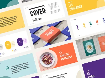 Brandbook Foodles agency brand brand identity colors food guide tech