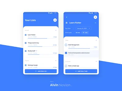 Todo App mobile app design app app design clean clean ui management app task task list task management todo todolist ui ux