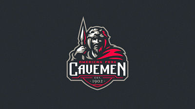 American Fork Cavemen branding cavemen dlanid icon identity illustration logo logotype mascot sport sports