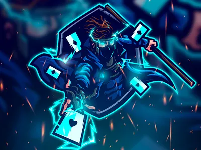 Esports Logo art branding character design esports logo fiverr gaming illustration logo mascot mascot logo vector