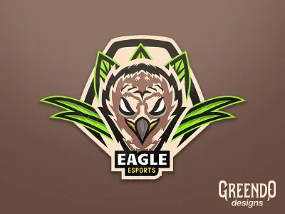 Eagle Mascot Logo africa animal branding design gaming icon illustration logo mascot savanah vector