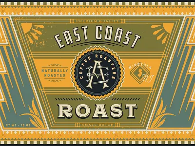 Vintage Coffee Planter II branding coffee label design lockup monogram packaging planter product design succulents vintage