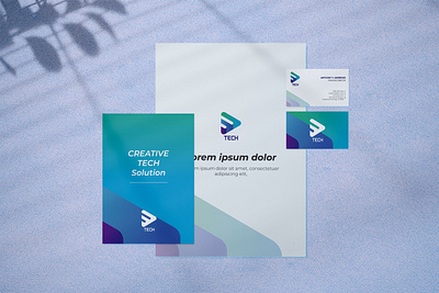 Business card and stationery design adobe illustrator branding business card business card design business cards businesscard creative design graphic design tech design unique design