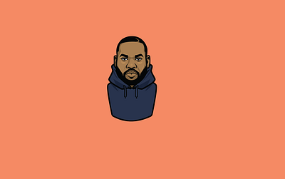 Raekwon character design graphics illustration sticker design t shirt design vector vector design wip