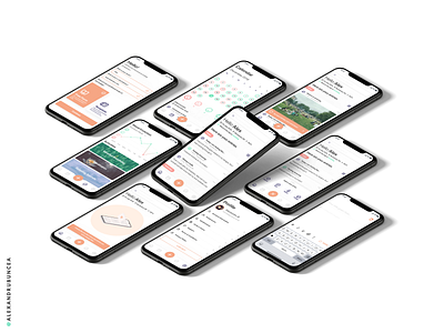 Journaling Companion app application calm clean design figma journal minimal mobile relax ui ux