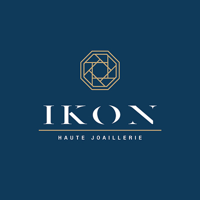 IKON Jewelry logo design branding classy diamond expensive faceting fashion gems identity jewel jewelry logo logo design lux luxury manufacturing modern navy blue panter panter vision symbol