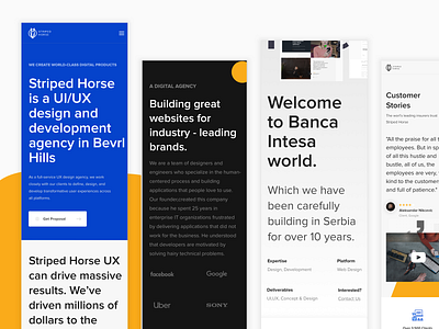 Design Agency - UI/UX Project agency corporative design digital ios landing mobile portfolio responsive ui ux web