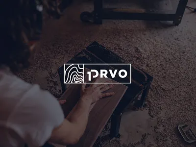 PrvoDrvo logo branding illustration logo logo design logotype typography woodcut woodworking