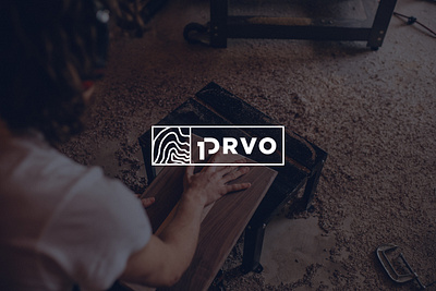 PrvoDrvo logo branding illustration logo logo design logotype typography woodcut woodworking