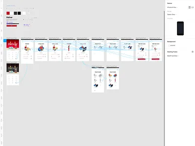 Smart home mobile app for Helvar and VTT figma figvam hackathon illustrator junction mobile app prototype russian hack team ui
