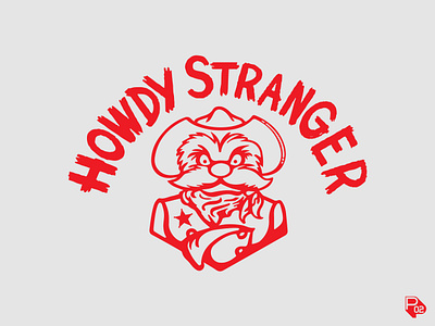 "Howdy Stranger" baseball branding hand lettering identity illustrator logo mlb rangers sports texas typography