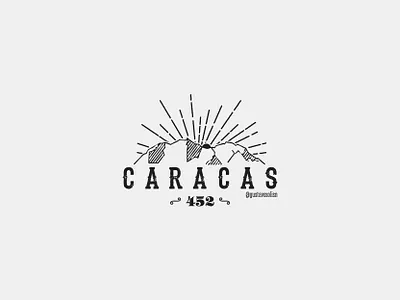 - Caracas - branding caracas design flat design illustration logo logotype vector venezuela vintage