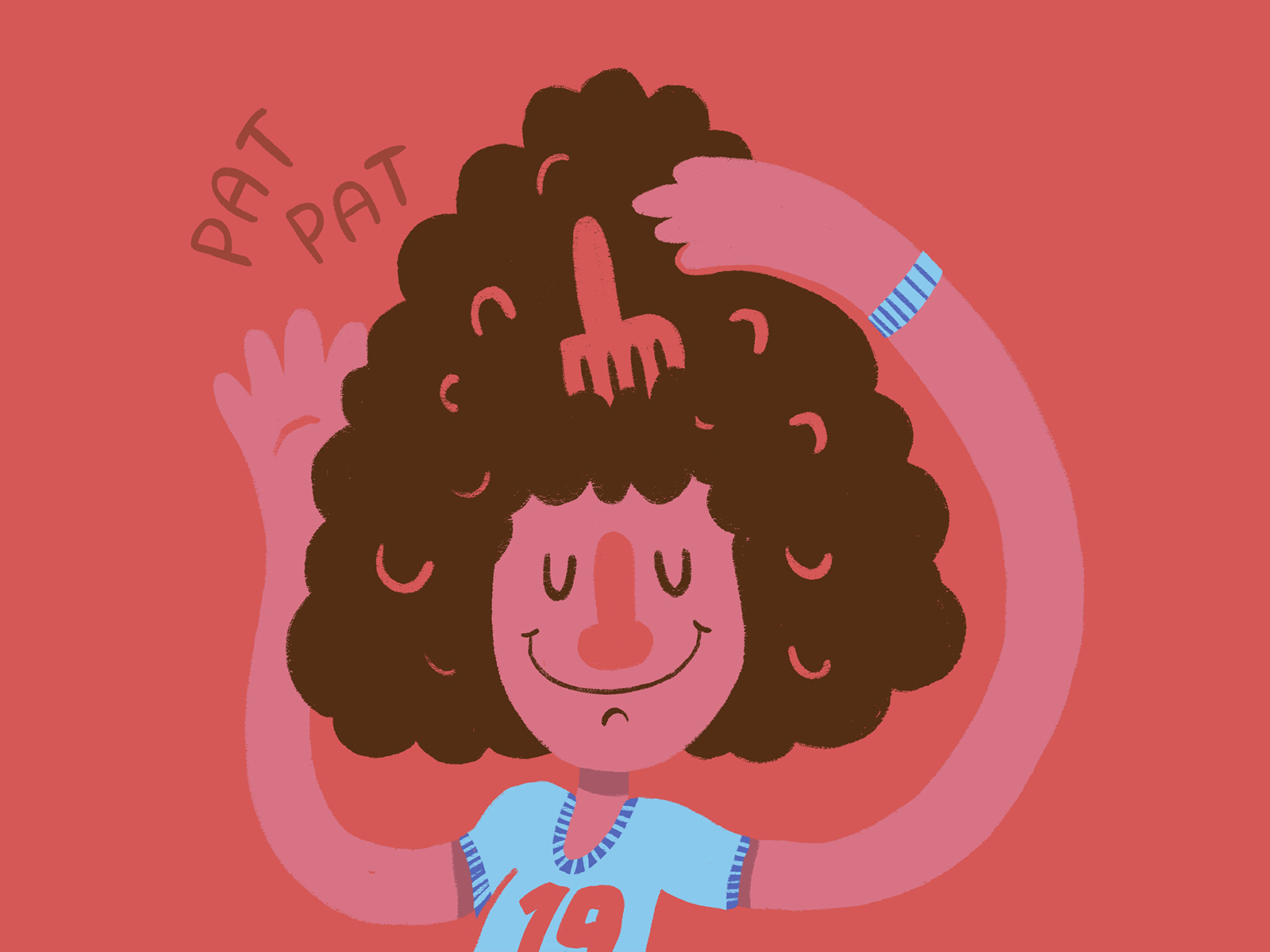 Example of A is for Afro