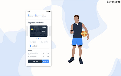 DailyUI :: 002 credit card checkout daily ui dailyui illustration ui uidesign