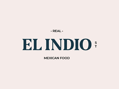 Logo el Indio Mexican food branding logo logo design mexican food