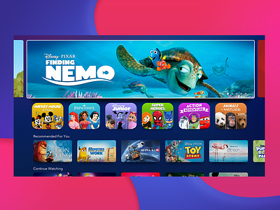 Disney+ Kids Mode design disney kids tv tv app