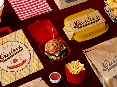 Gastros Branding & Packaging Design branding creative agency design logo logotype vector