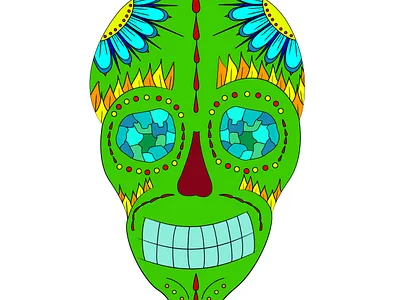 DiaDeLosMuertos design illustration vector